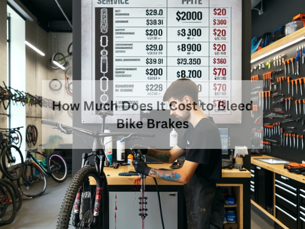 brake bleed cost bike