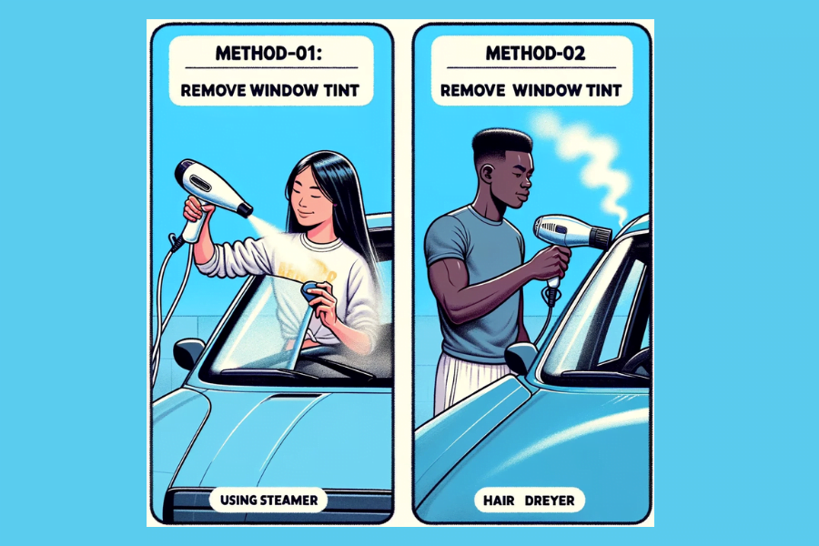 How to remove window tint-2 Easiest method