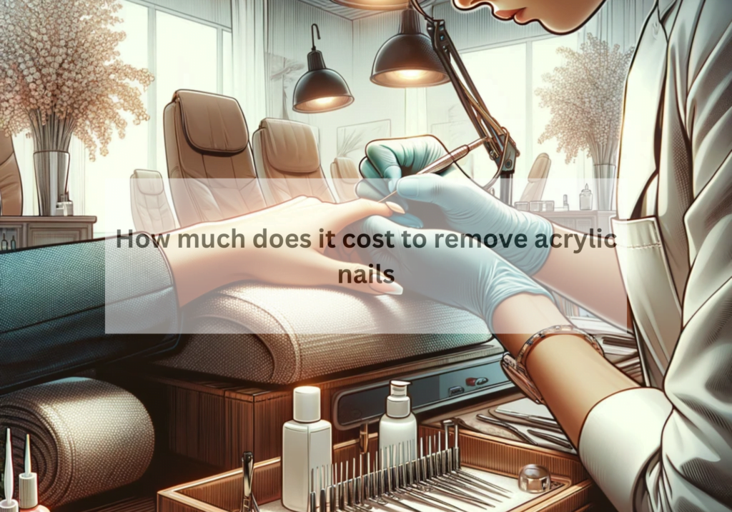 How much does it cost to remove acrylic nails