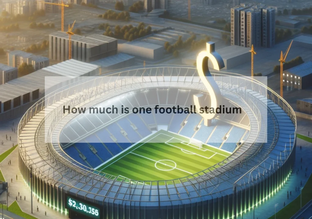 How much is one football stadium