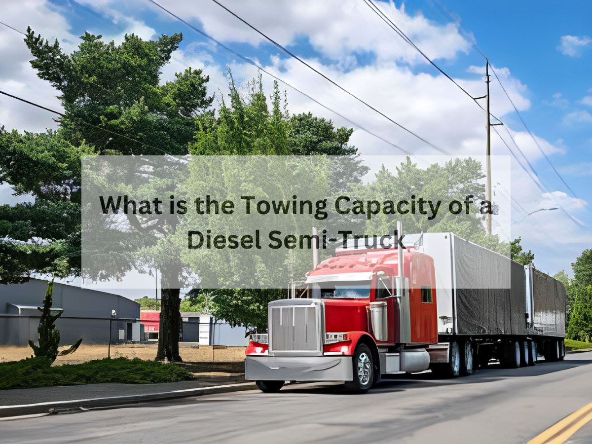 What is the Towing Capacity of a Diesel Semi-Truck